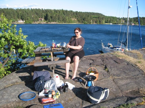 Middag i det fri - Knarvik gjestehavn