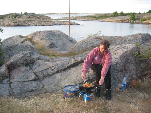 Grønnsakmiks i det fri